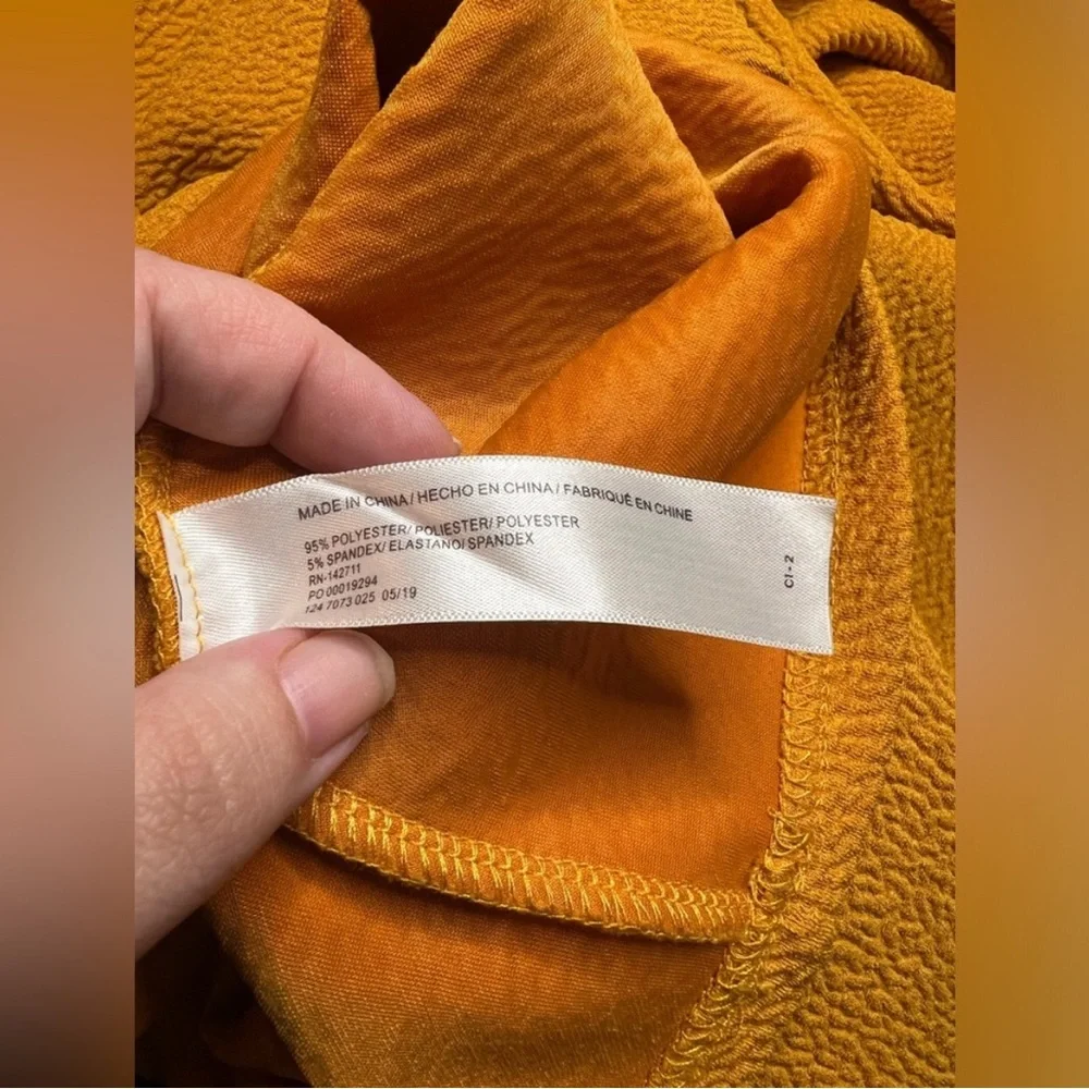 Eloquii - Mustard Long sleeve Dress - Size 24 - Picture 7 of 8